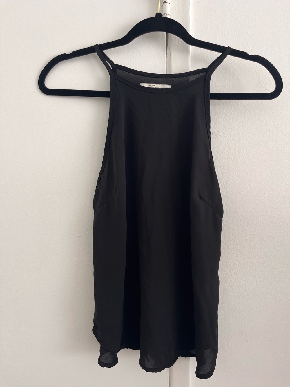 Abercrombie & Fitch Black High Neck Camisole